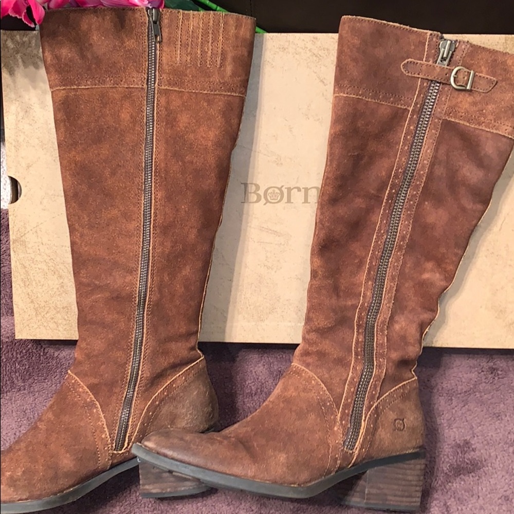 Born Suede Riding boots - Picture 2 of 8